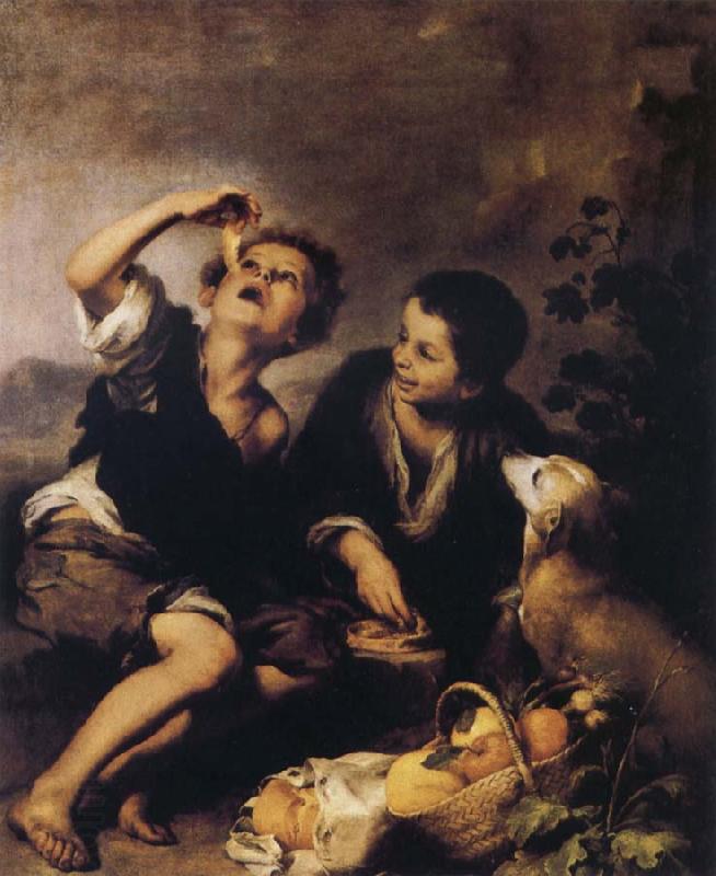Bartolome Esteban Murillo The Pie Eater oil painting picture